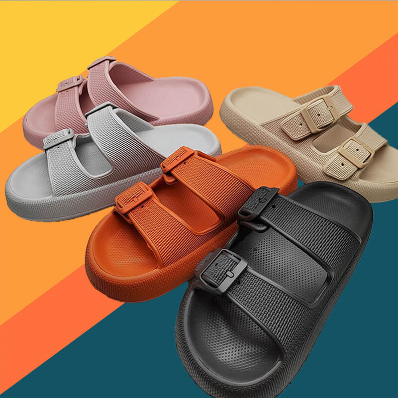 Wohlfühl - Wolken Schlappen Hausschuhe