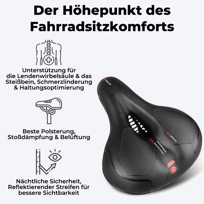 fahrradsattel für bandscheibenvorfall ComfortRide™ Fahrradsattel gegen Rücken- und Gesäßschmerzen – Haltungshelfer