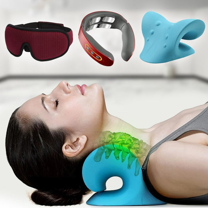Wellnesspaket: Nackenwolke + Nackenmassagegerät + NapZone