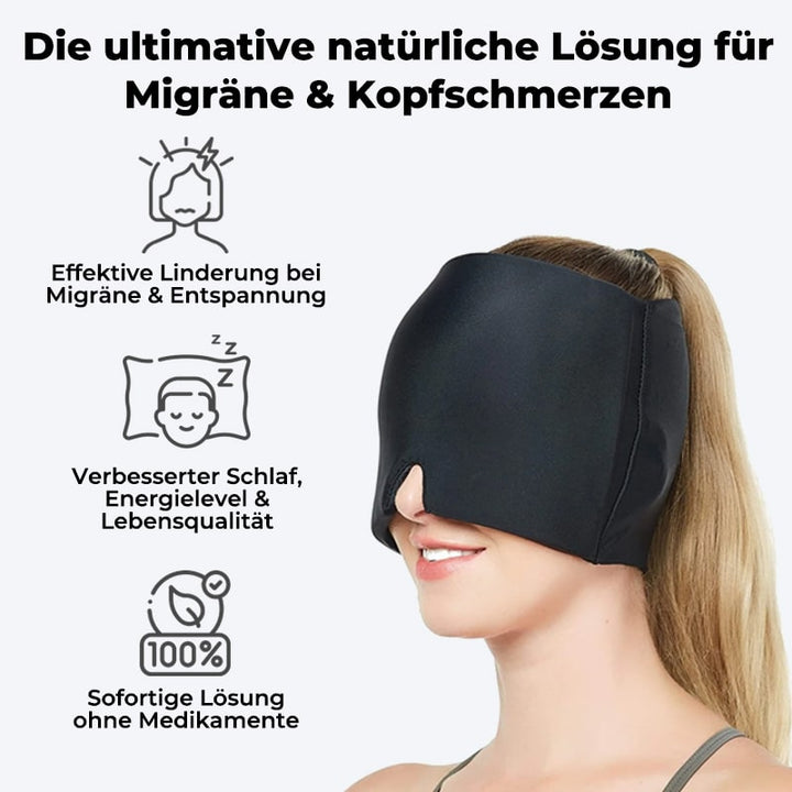 Gesundes Schlafpaket: Sparpaket Migräne Kältetherapie Maske + NapZone™ Schlafmaske + kühlendes Schlafkissen