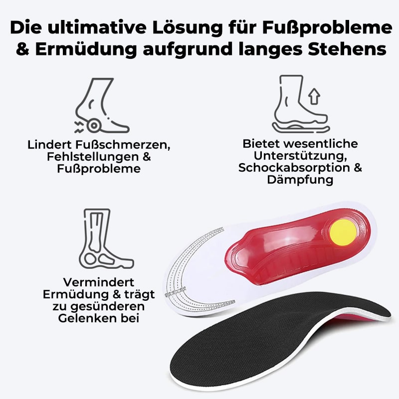 Orthopädische Einlegesohle aus Memory Foam