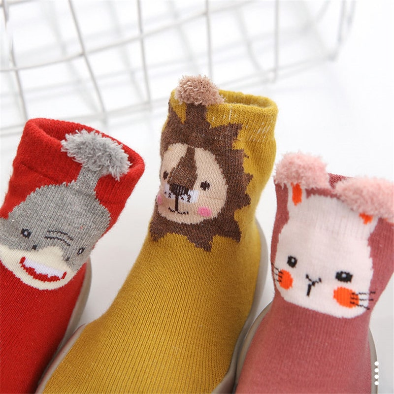 FurryFriends™ Rutschfeste Babyschuhe