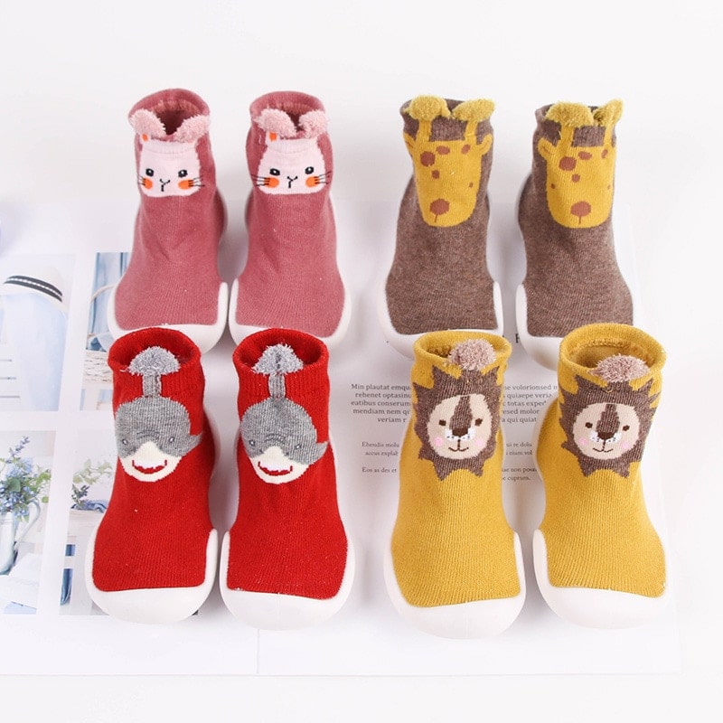 FurryFriends™ Rutschfeste Babyschuhe