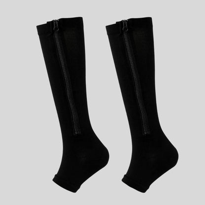 ZipSock™ Kompressionsstrümpfe mit Reißverschlüssen